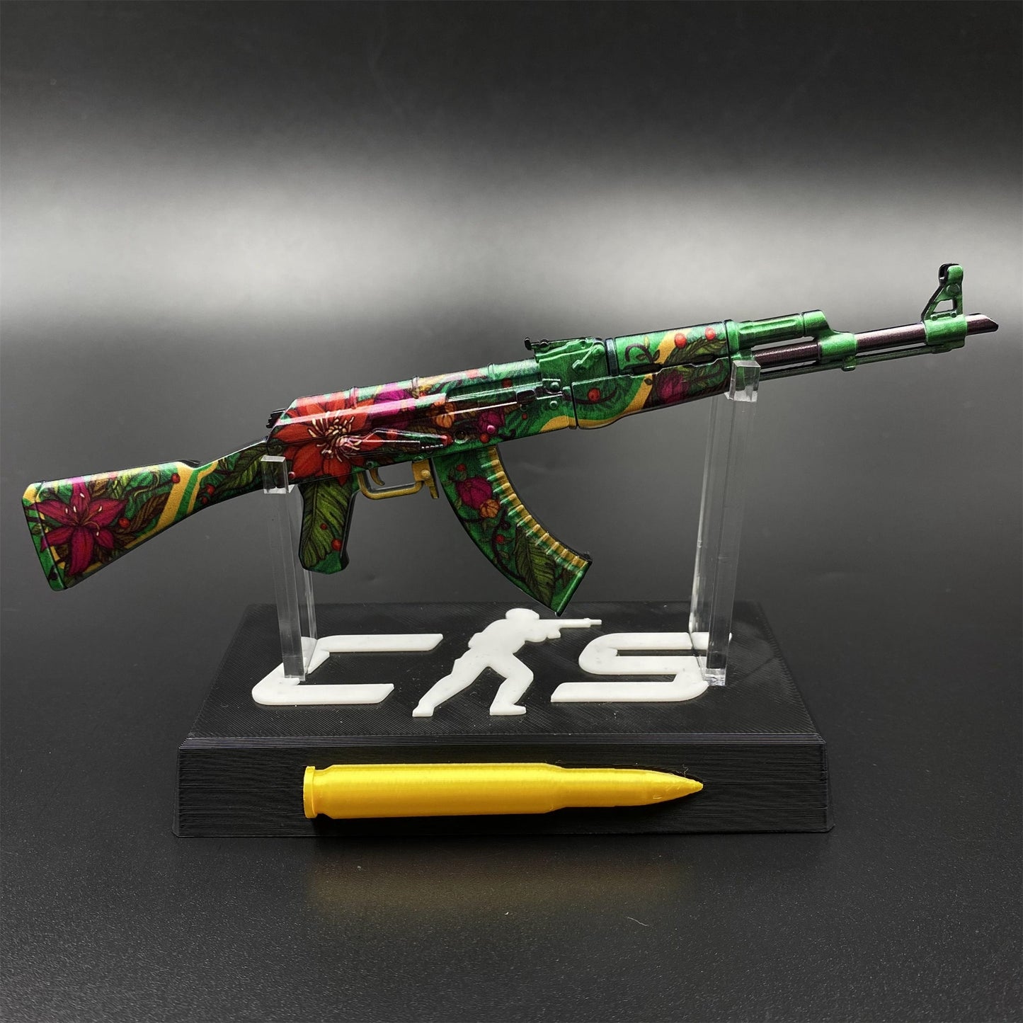 AK47 Wild Lotus Metal Miniature Gun