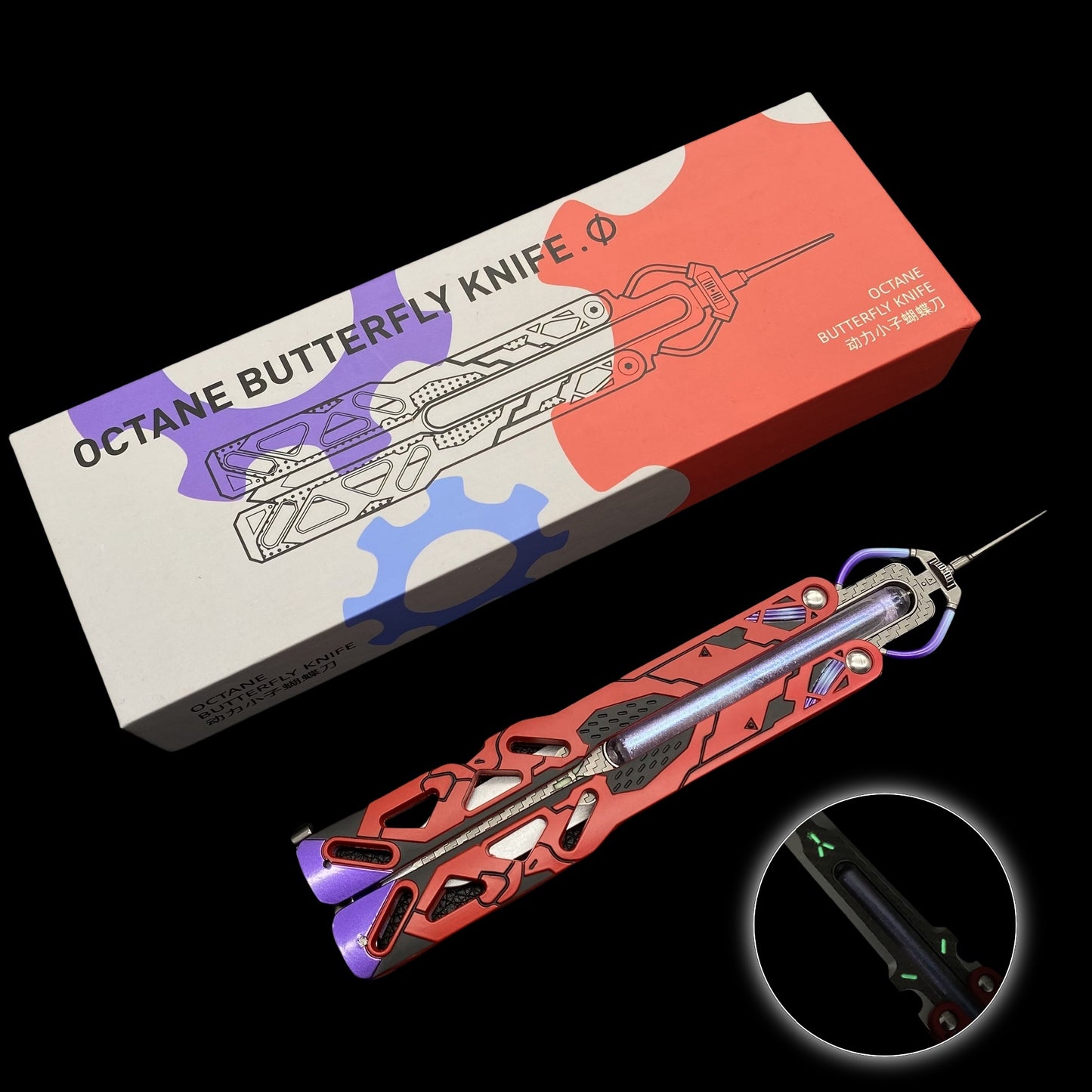 Best Quality Game Butterfly Knife IRL Game Balisong For Collection