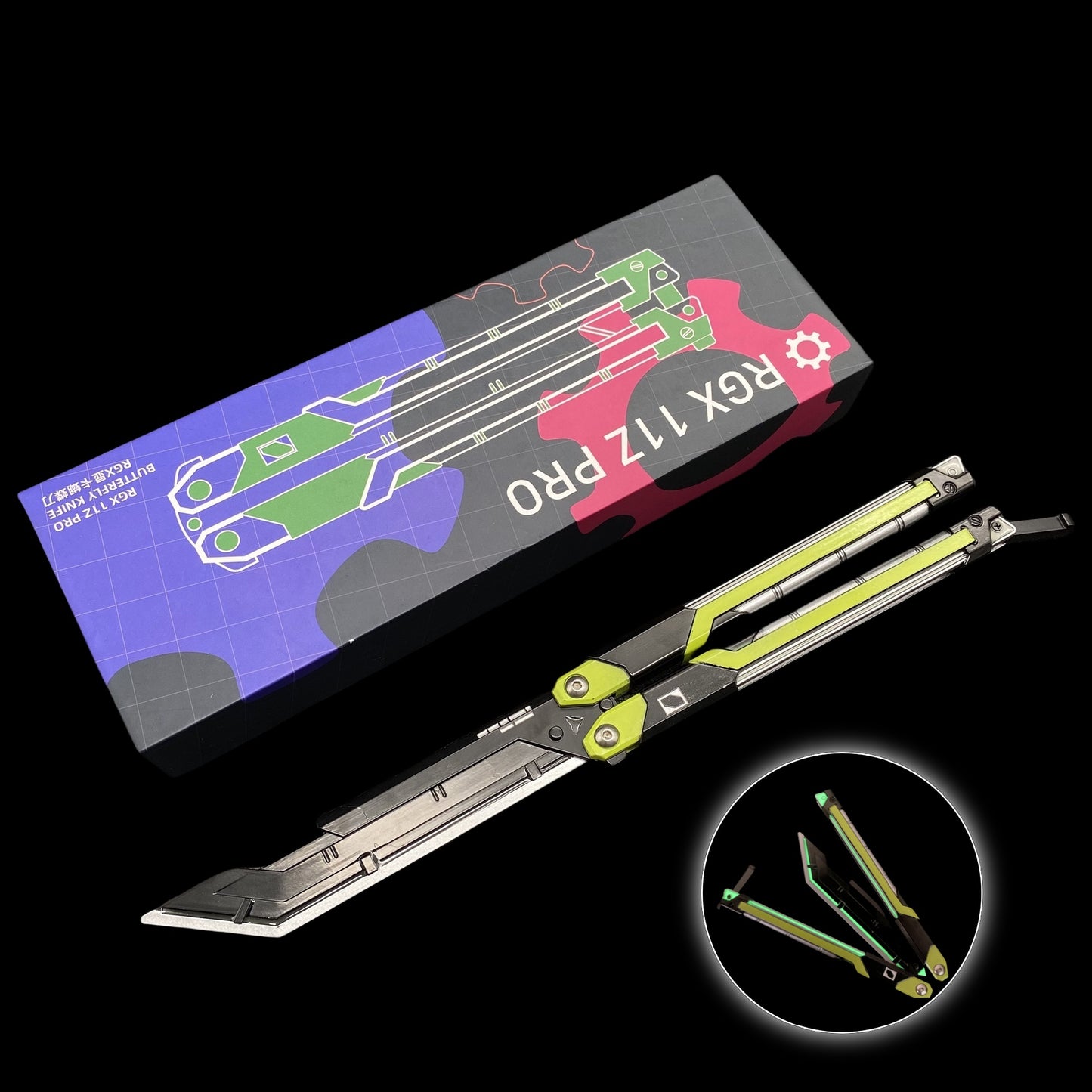 Best Quality Game Butterfly Knife IRL Game Balisong For Collection