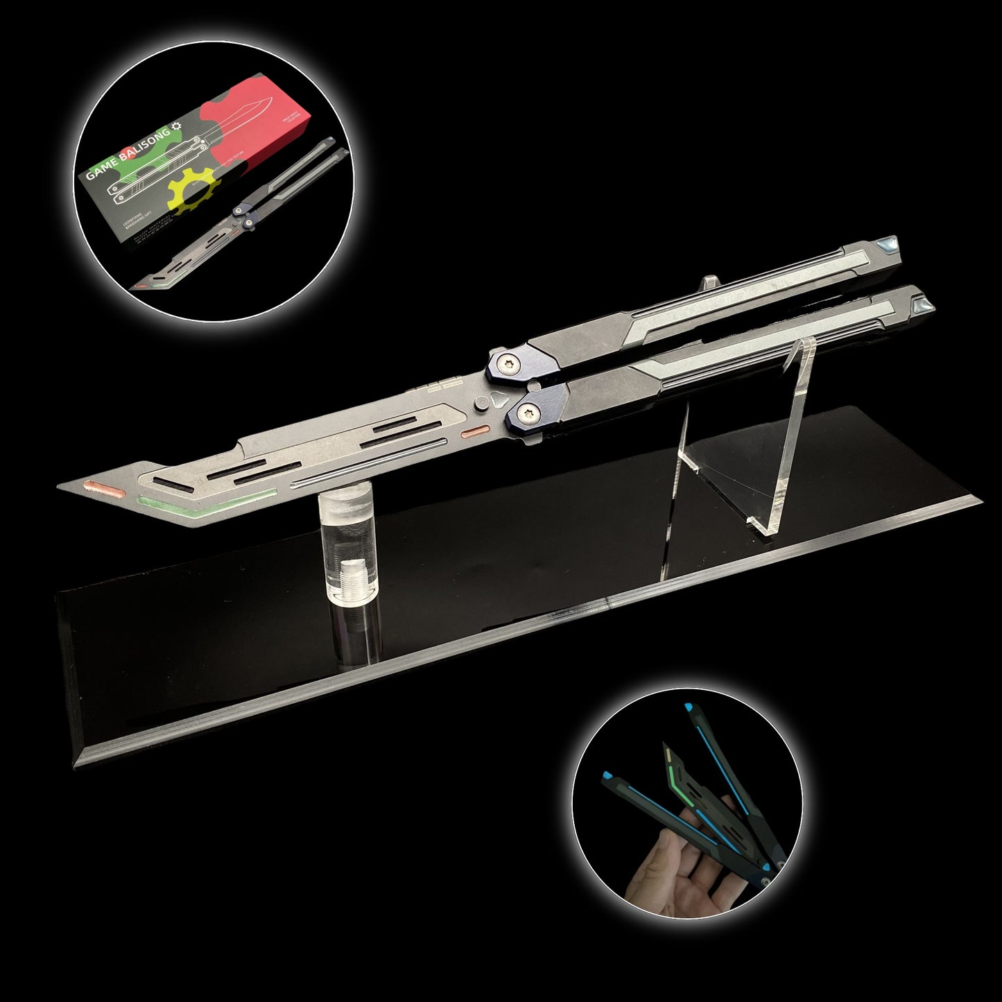 Best Quality Game Butterfly Knife IRL Game Balisong For Collection