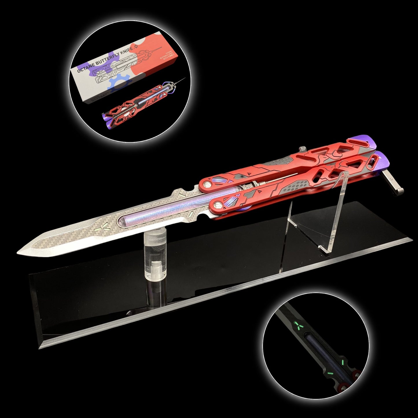 Best Quality Game Butterfly Knife IRL Game Balisong For Collection