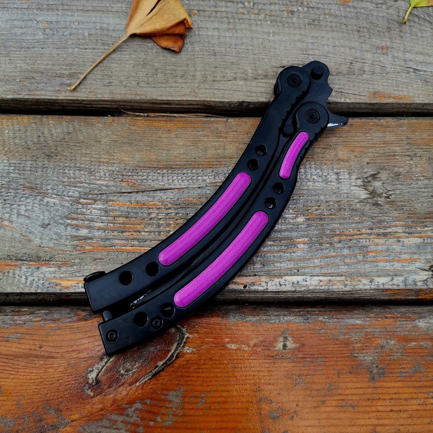 Global Offensive Game Butterfly Knife Blunt Blade Trainer Replica