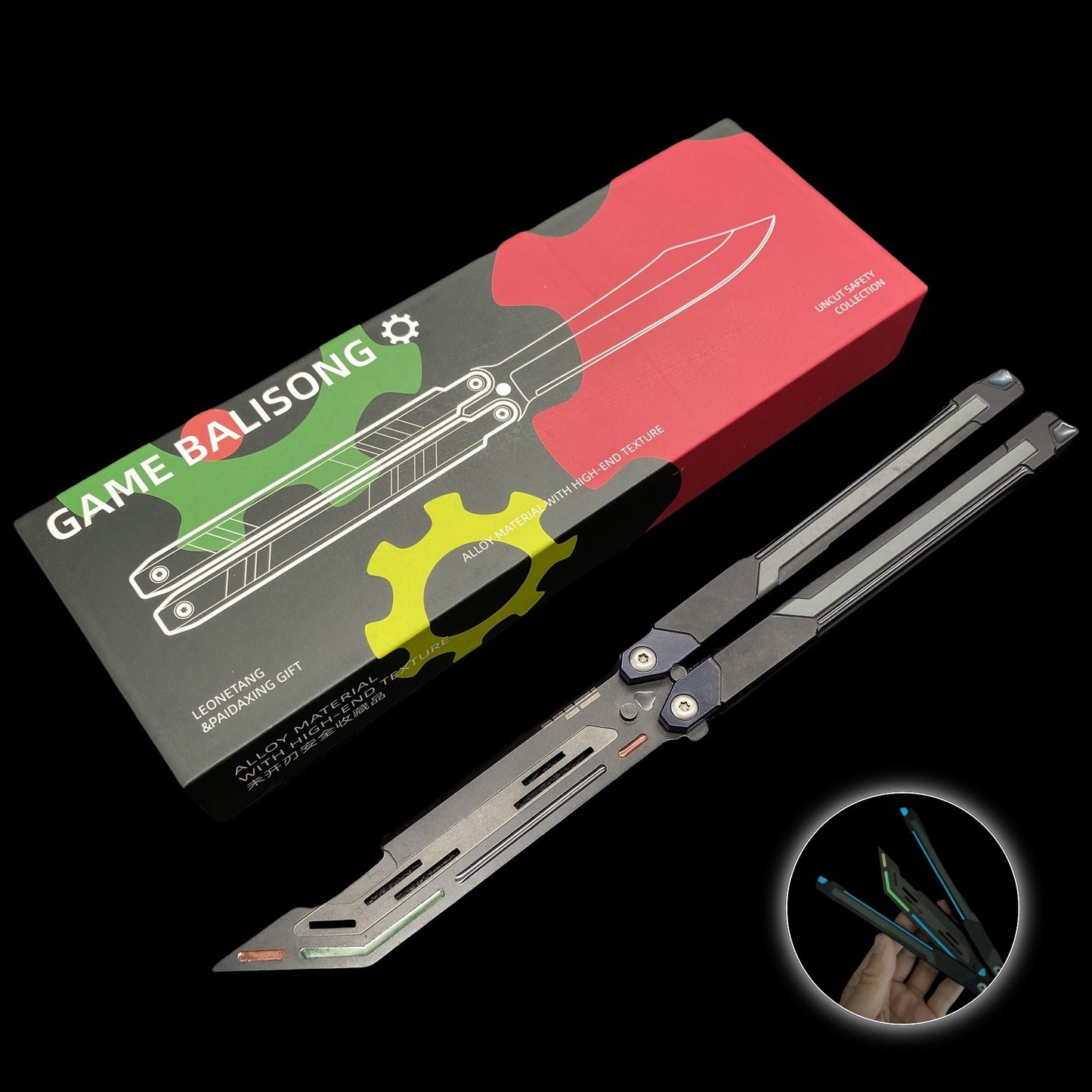 Best Quality Game Butterfly Knife IRL Game Balisong For Collection