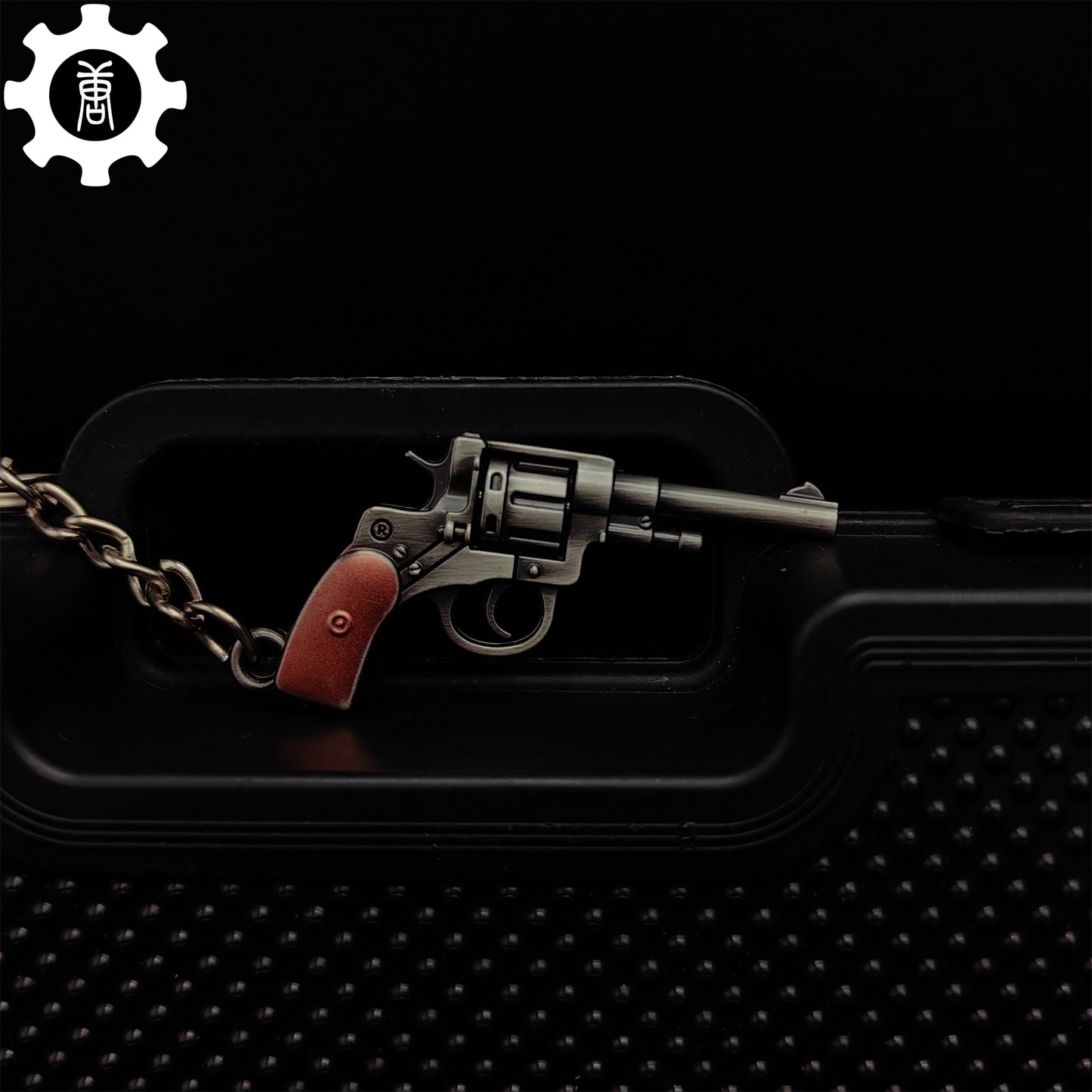 12 In 1 Metal World Famous Pistol Revolver Gun Keychain