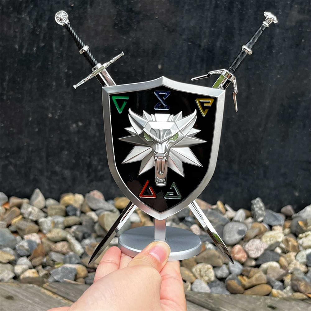 Geralt Wolf School Shield & Swords