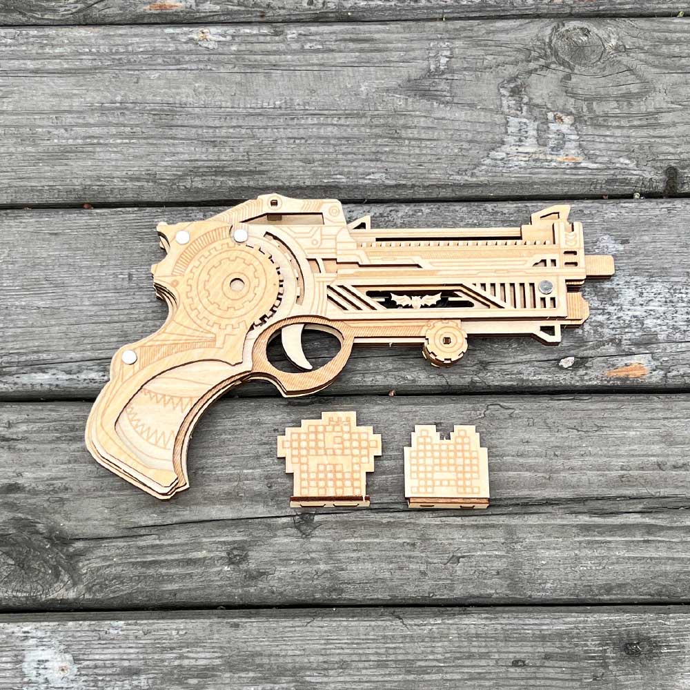Hunting Gun 3D Rubber Band Gun Model Kit