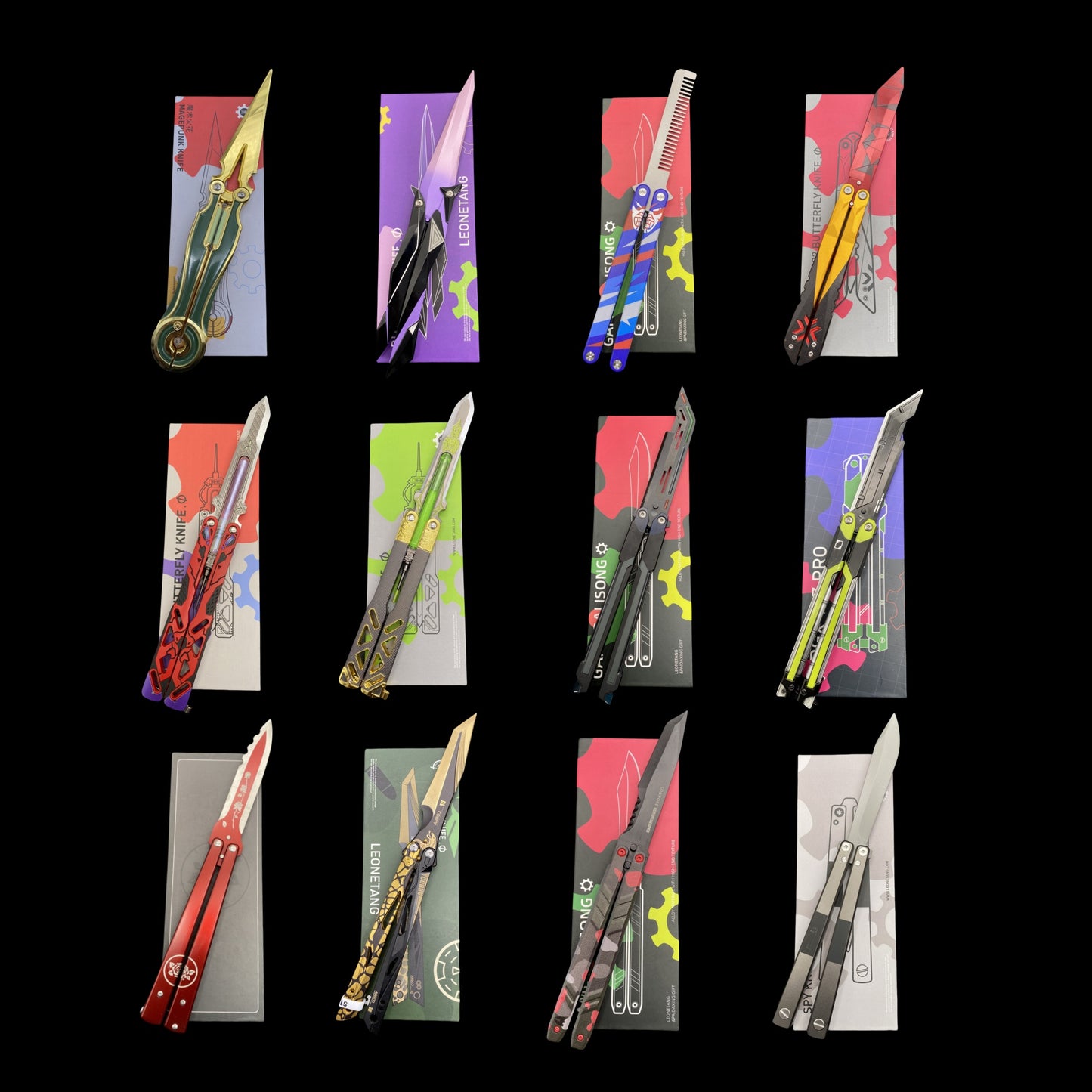 Best Quality Game Butterfly Knife IRL Game Balisong For Collection