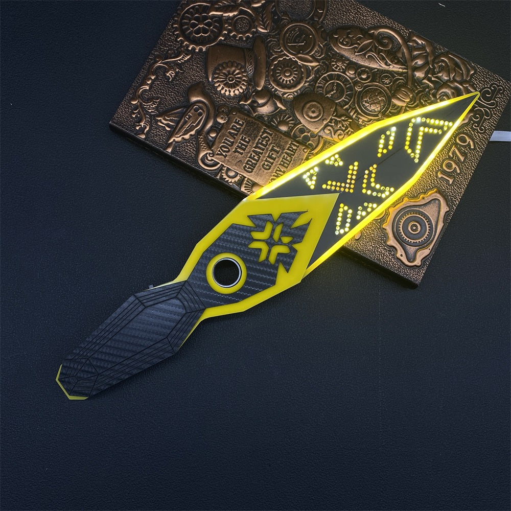 Champions 2023 Kunai Acrylic Game Weapon Lamp Replica