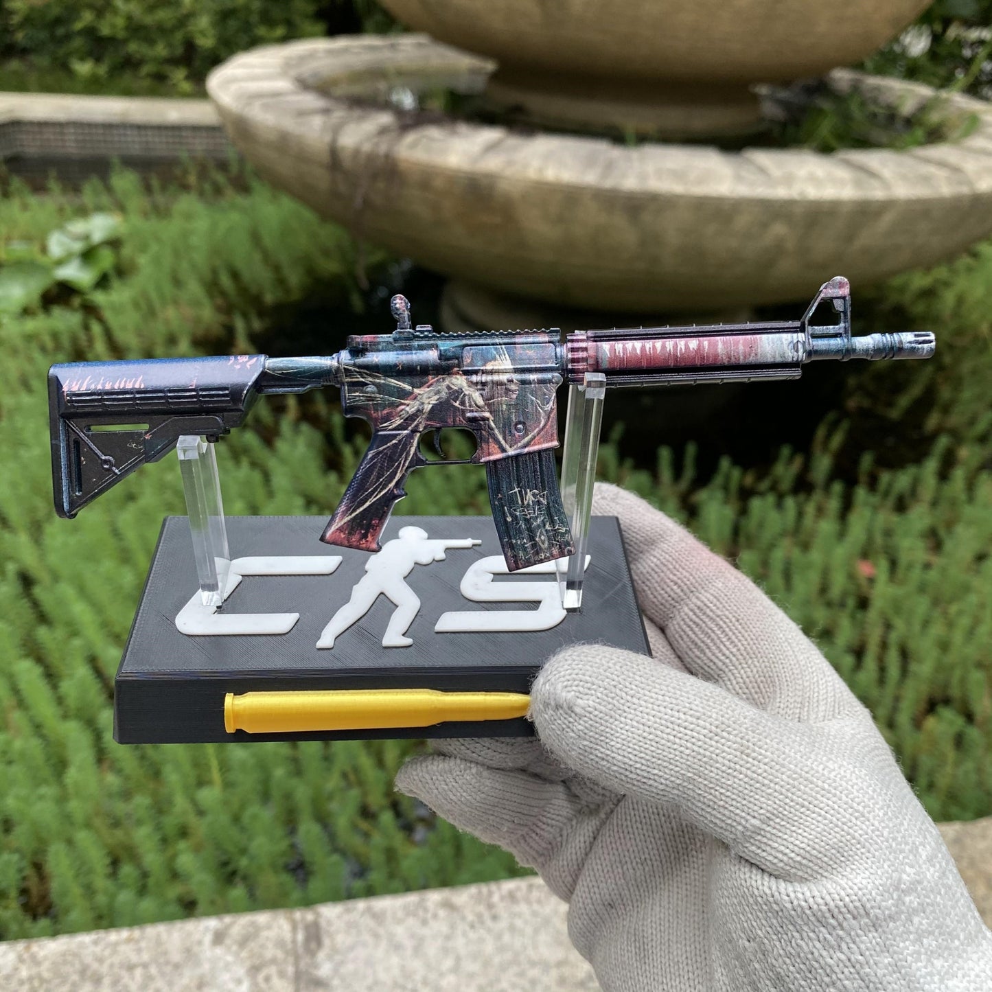 Metal Tiny CS M4A4 Tooth Fairy Gun Miniature For Collection
