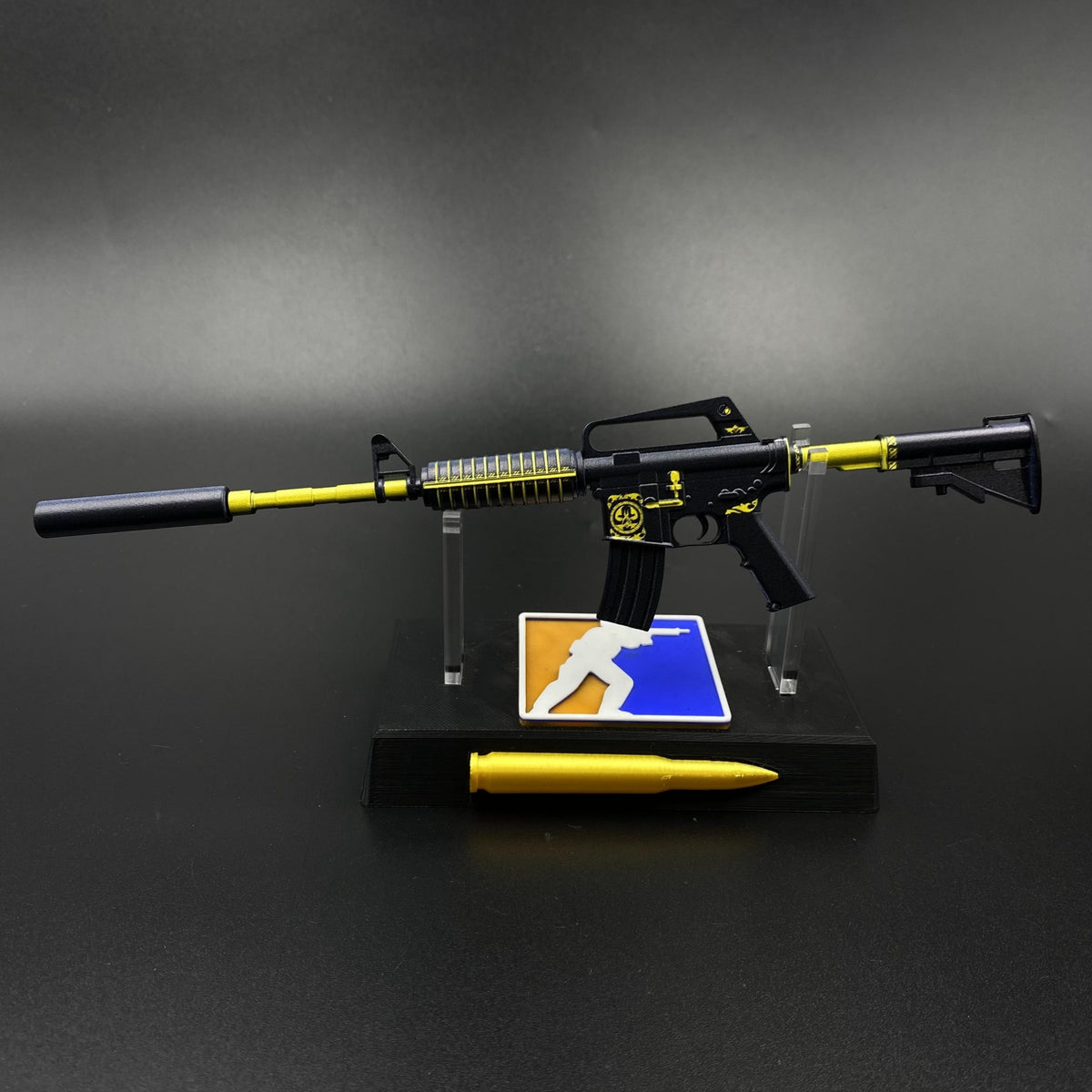 CS M4A1‑S Knight Metal Tiny Gun Replica for Collectible