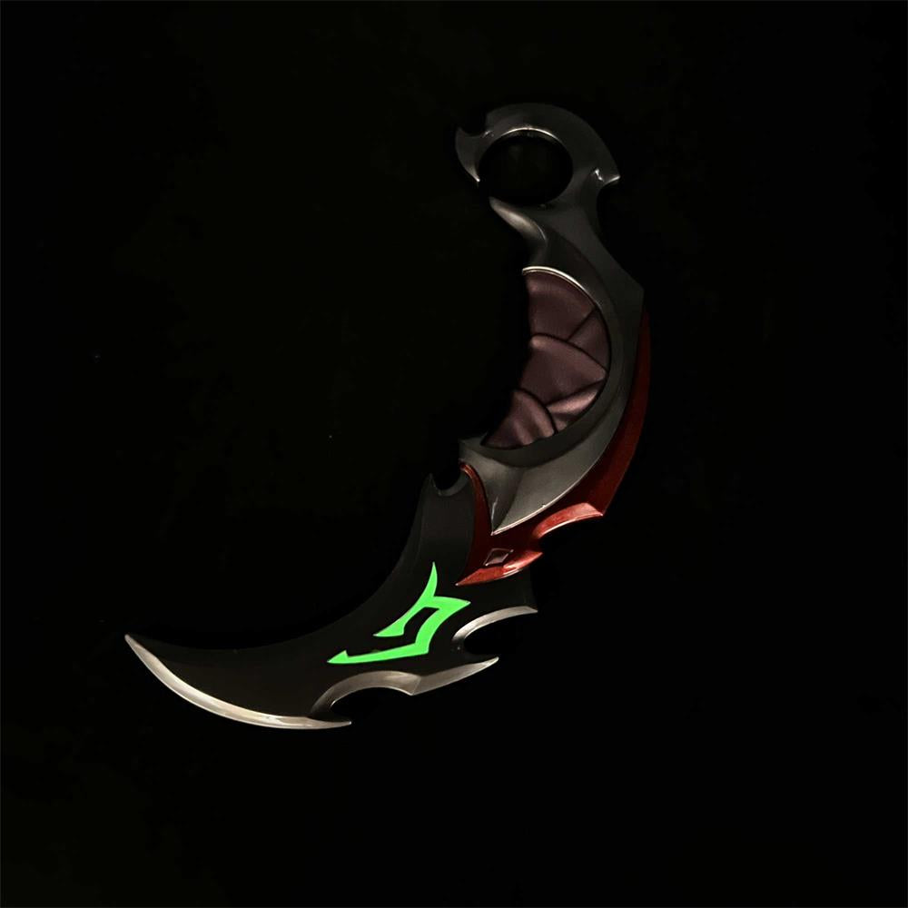Reaver Karambit Metal Blunt Blade Trainer Cosplay Prop Game Replica
