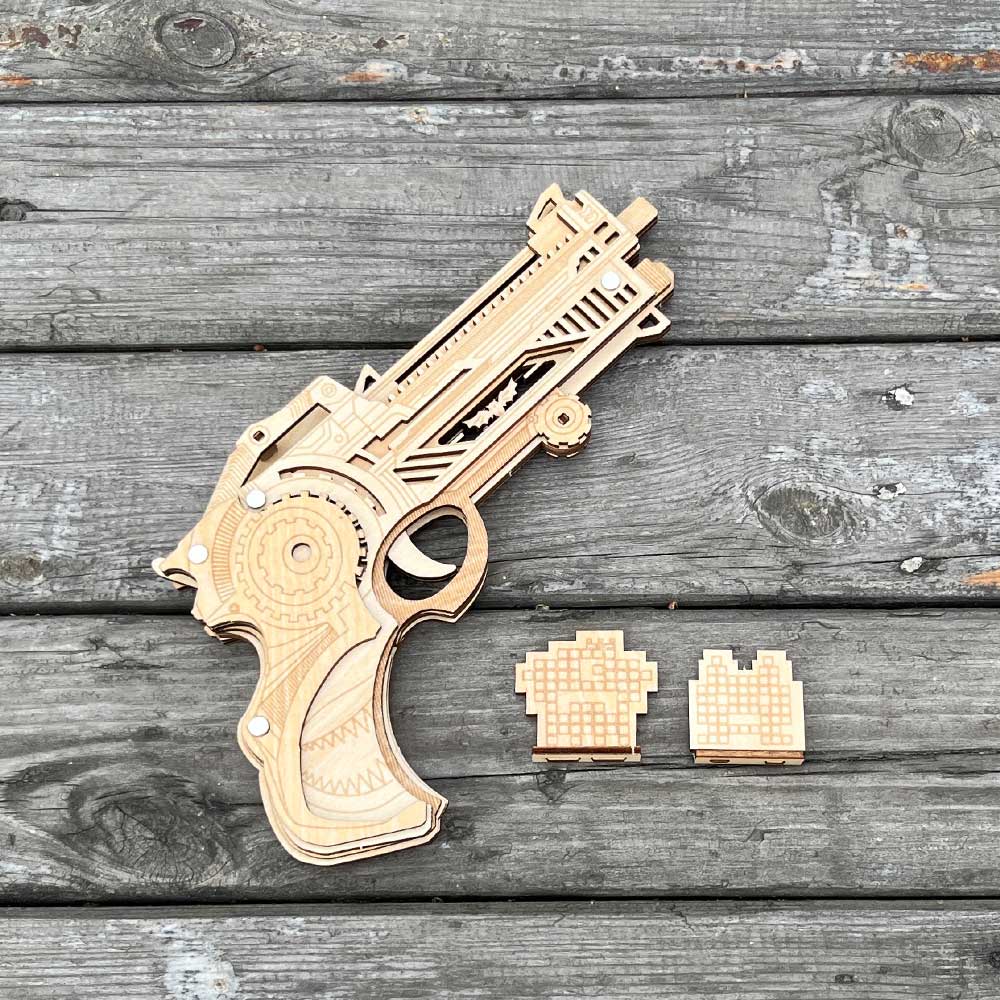 Hunting Gun 3D Rubber Band Gun Model Kit