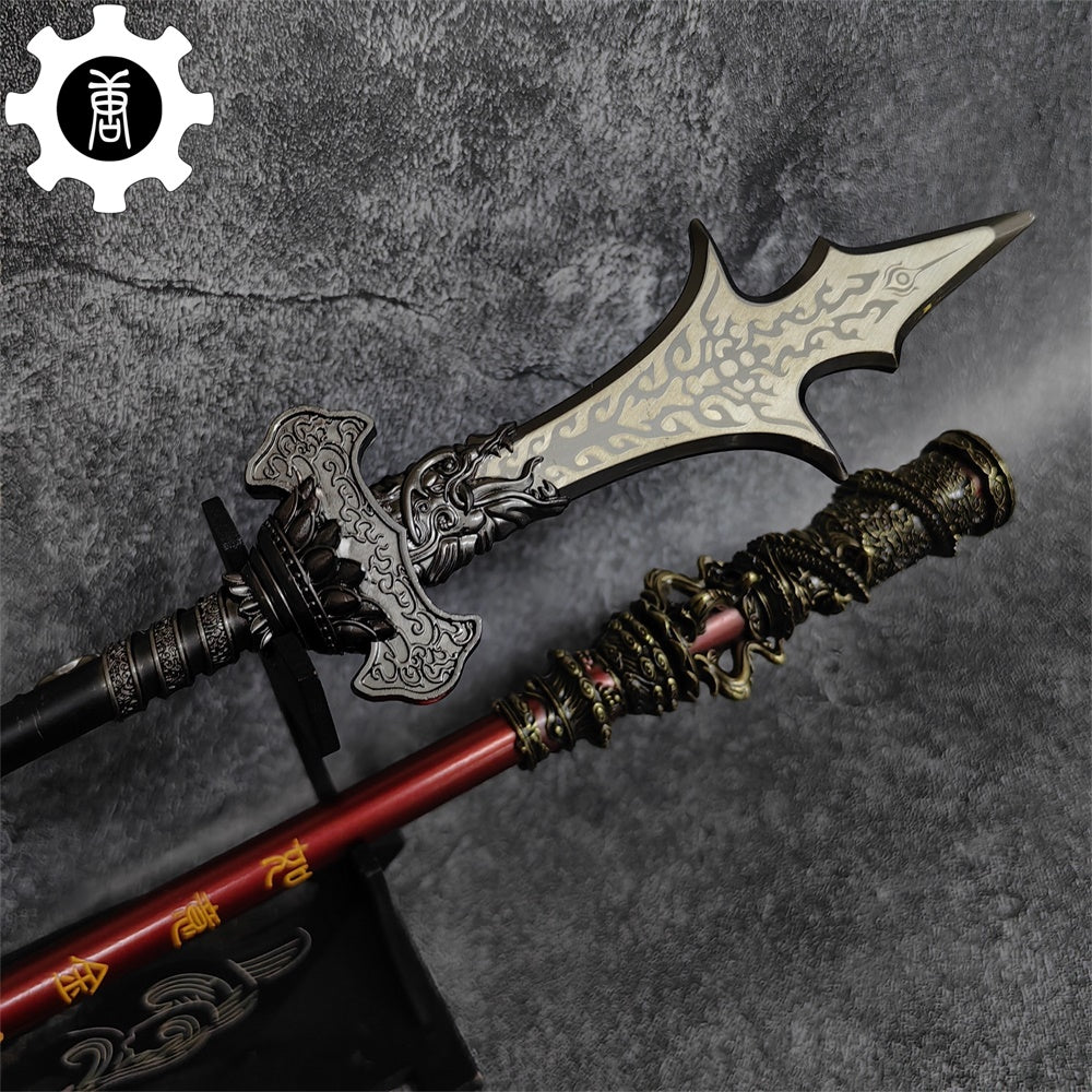 35CM/13.8'' Metal Wukong Ruyi Jingu Bang & Erlang Shen YangIjan Trident