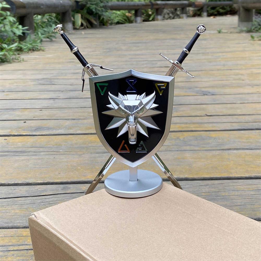 Geralt Wolf School Shield & Swords