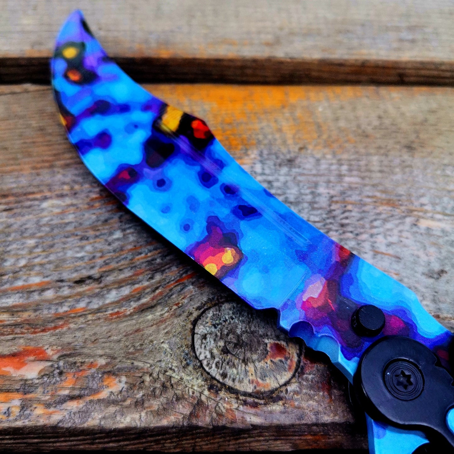 Global Offensive Game Butterfly Knife Blunt Blade Trainer Replica