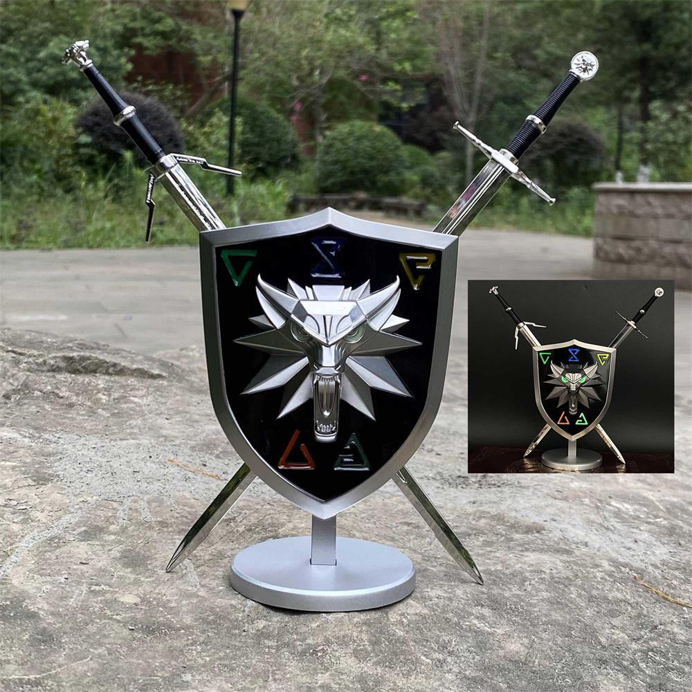 Geralt Wolf School Shield & Swords