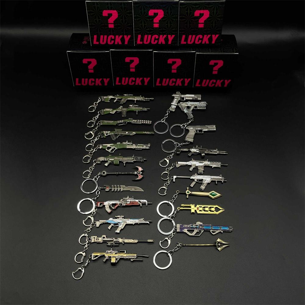 Mystery Prize Hot Game Keychain Metal Replica