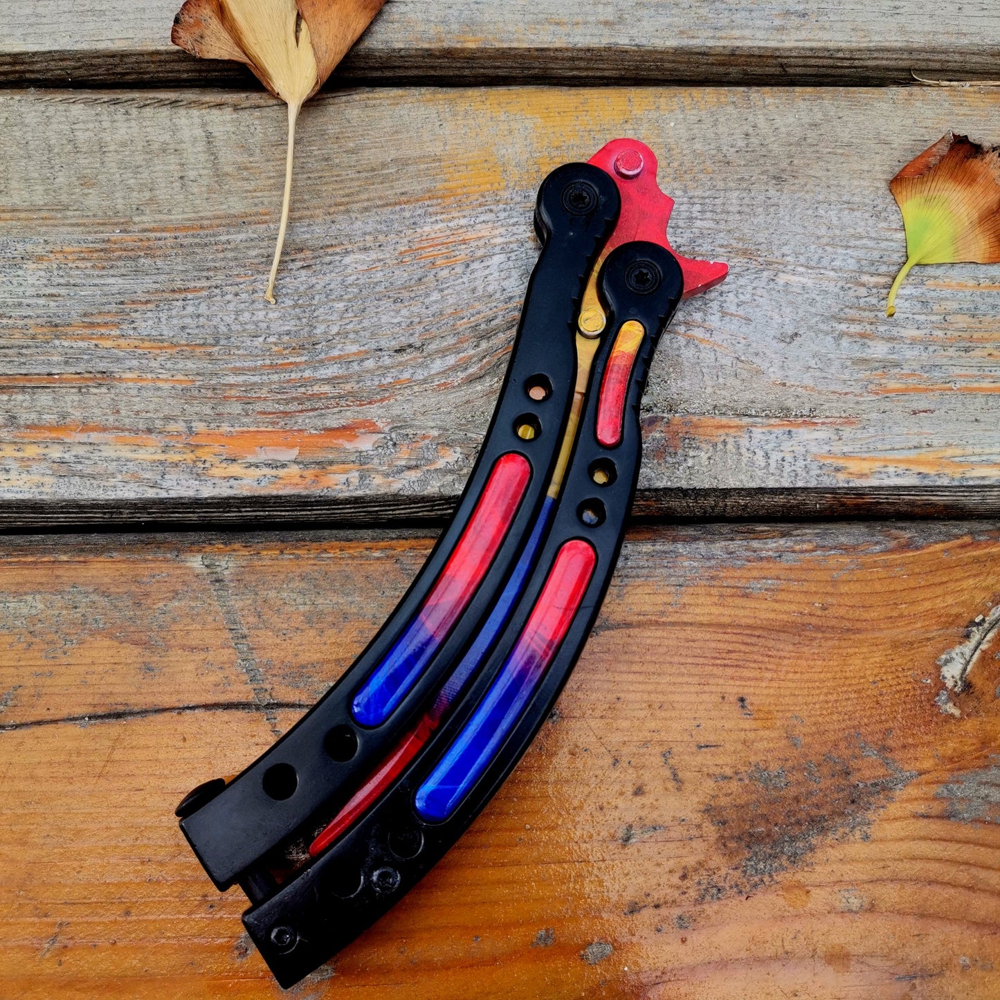 Global Offensive Game Butterfly Knife Blunt Blade Trainer Replica