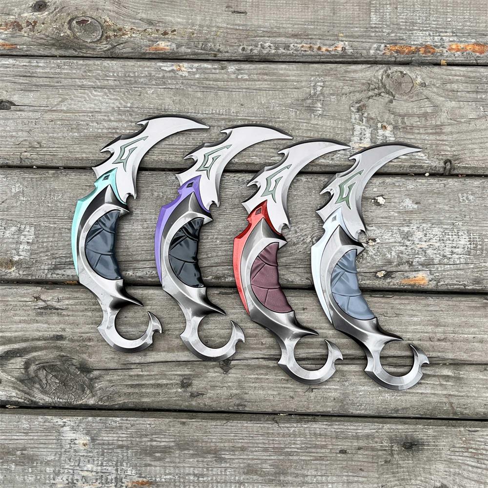 Reaver Karambit Metal Blunt Blade Trainer Cosplay Prop Game Replica
