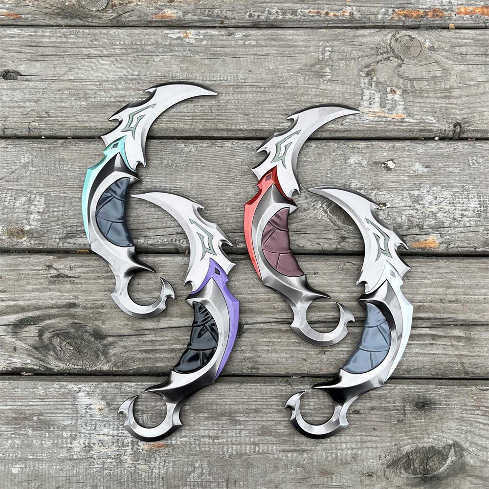 Reaver Karambit Metal Blunt Blade Trainer Cosplay Prop Game Replica