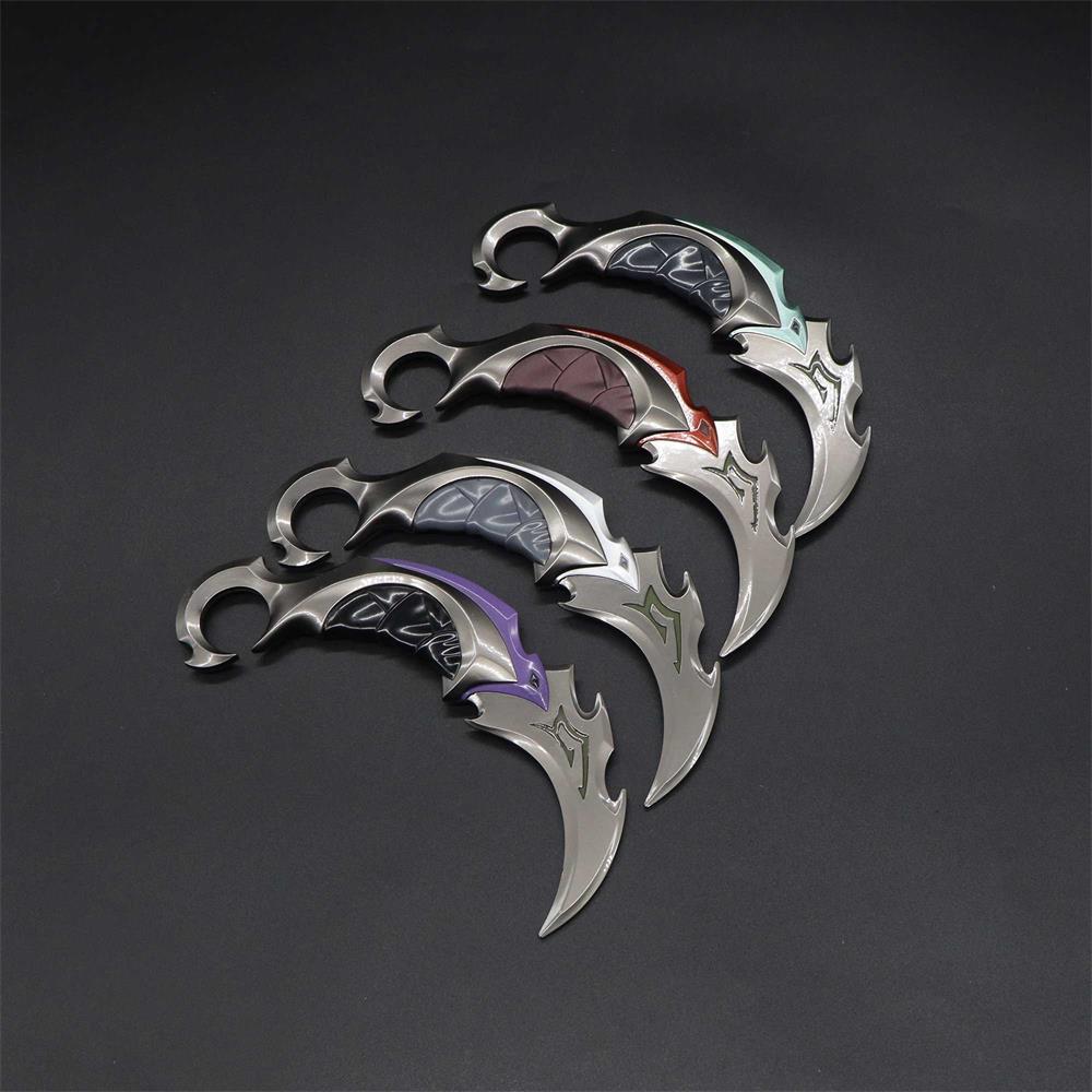 Reaver Karambit Metal Blunt Blade Trainer Cosplay Prop Game Replica
