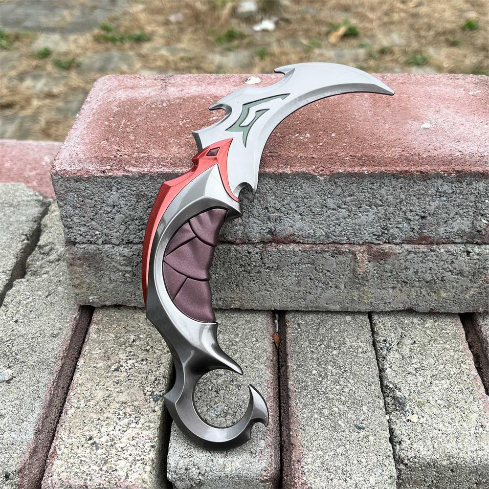 Reaver Karambit Metal Blunt Blade Trainer Cosplay Prop Game Replica