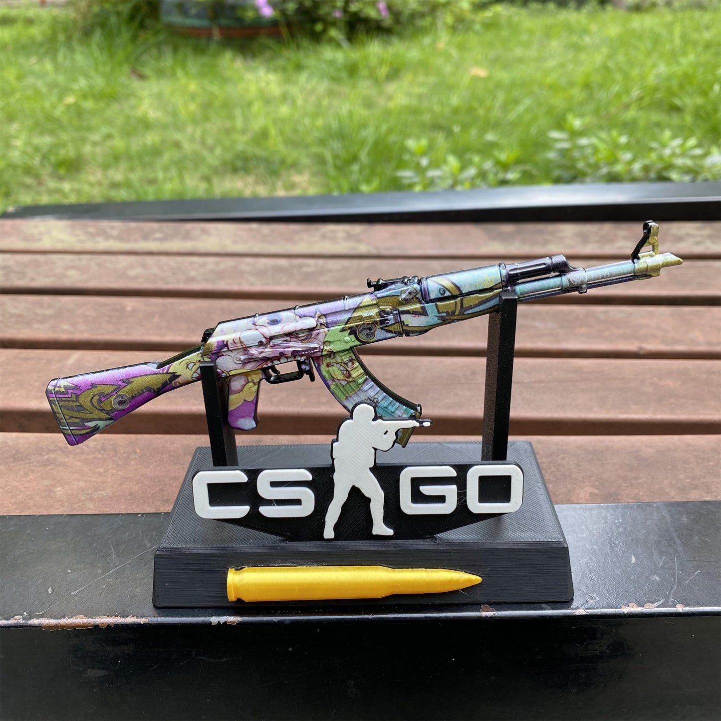 CSGO AK47 B the Monster Metal Tiny Gun Miniature For Display