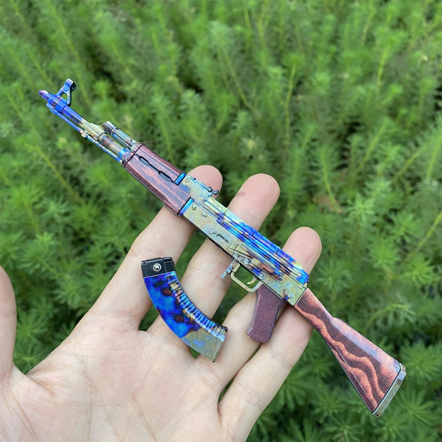 New CSGO AK47 Case Hardened Metal Miniature Tiny Gun