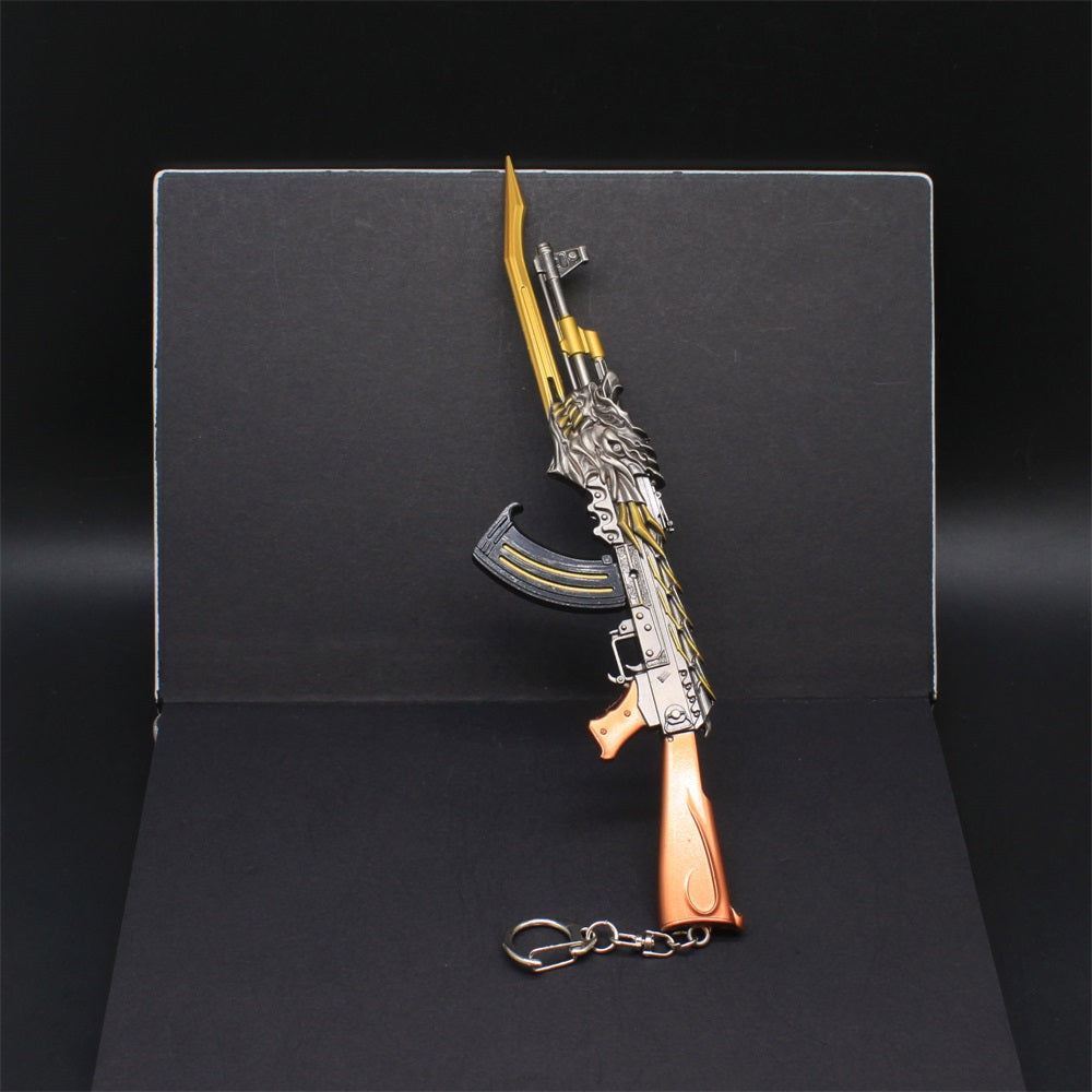 AK47 Fire Kylin Rifle Miniature Metal Gun 17CM/6.7"