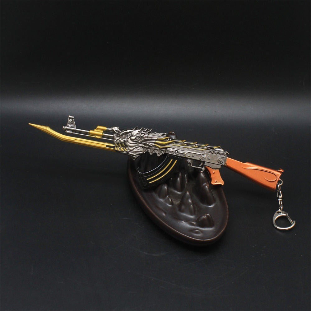AK47 Fire Kylin Rifle Miniature Metal Gun 17CM/6.7"