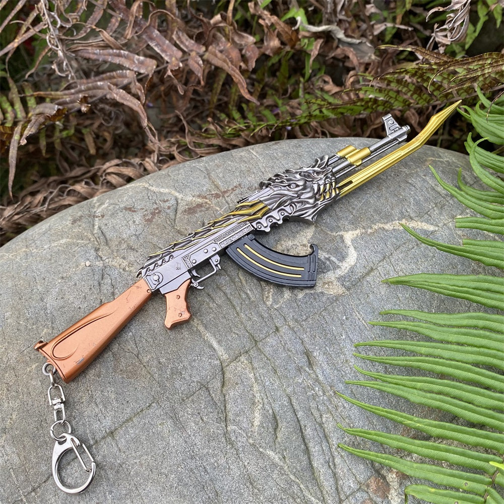 AK47 Fire Kylin Rifle Miniature Metal Gun 17CM/6.7"