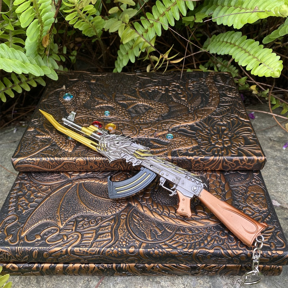 AK47 Fire Kylin Rifle Miniature Metal Gun 17CM/6.7"
