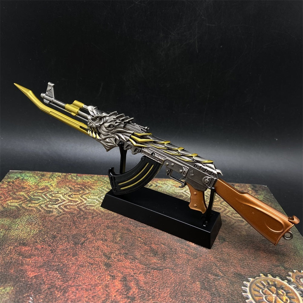 AK47 Fire Kylin Rifle Miniature Metal Gun 17CM/6.7"