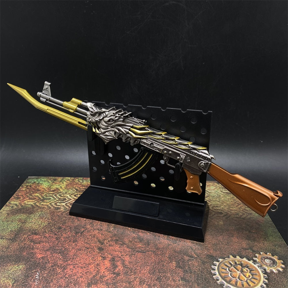 AK47 Fire Kylin Rifle Miniature Metal Gun 17CM/6.7"