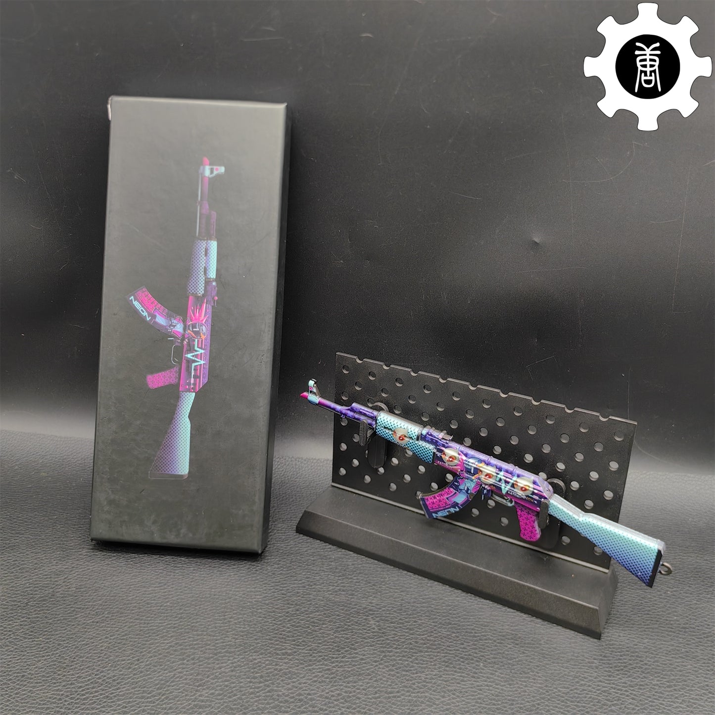AK47 Neon Rider Metal Miniature Gun