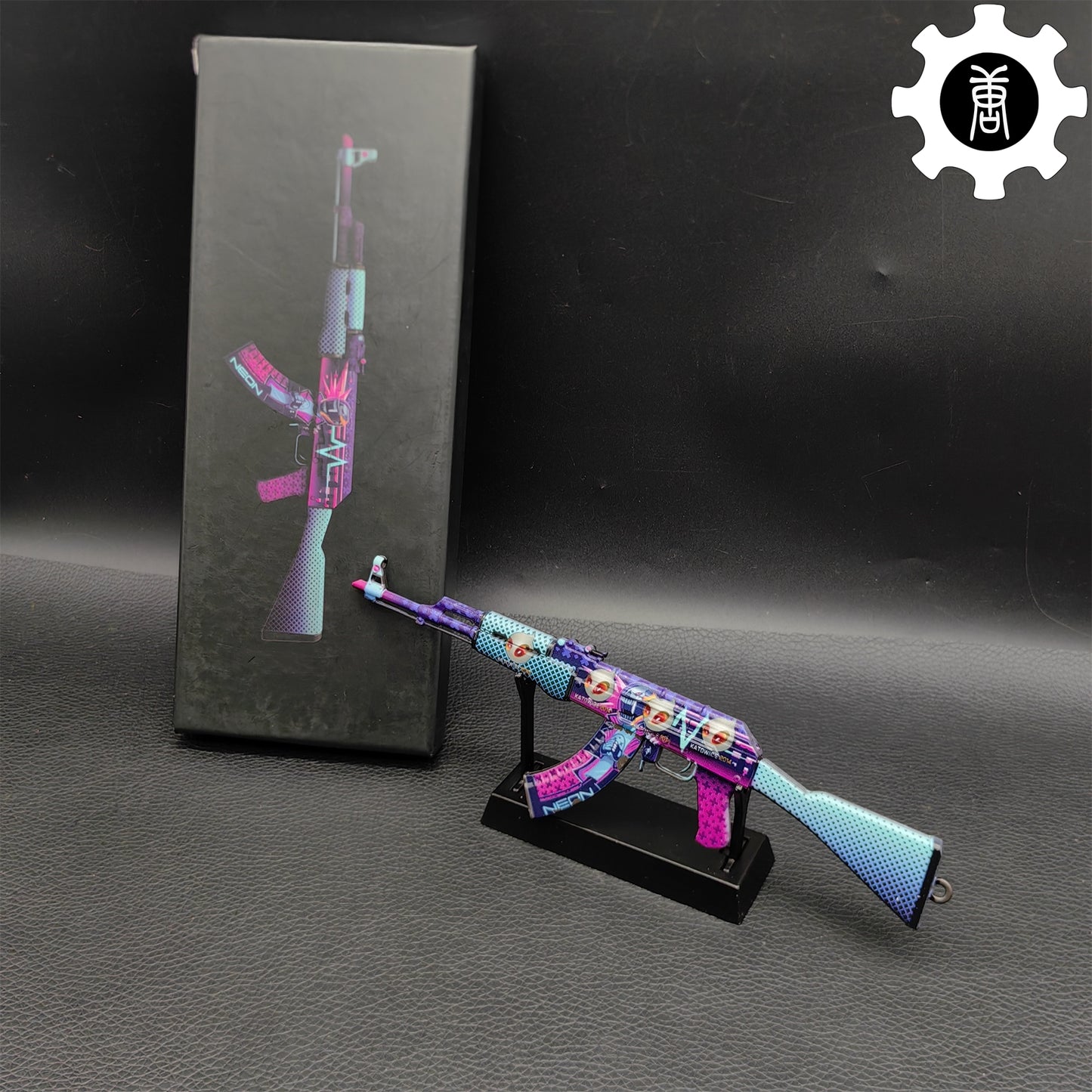 AK47 Neon Rider Metal Miniature Gun