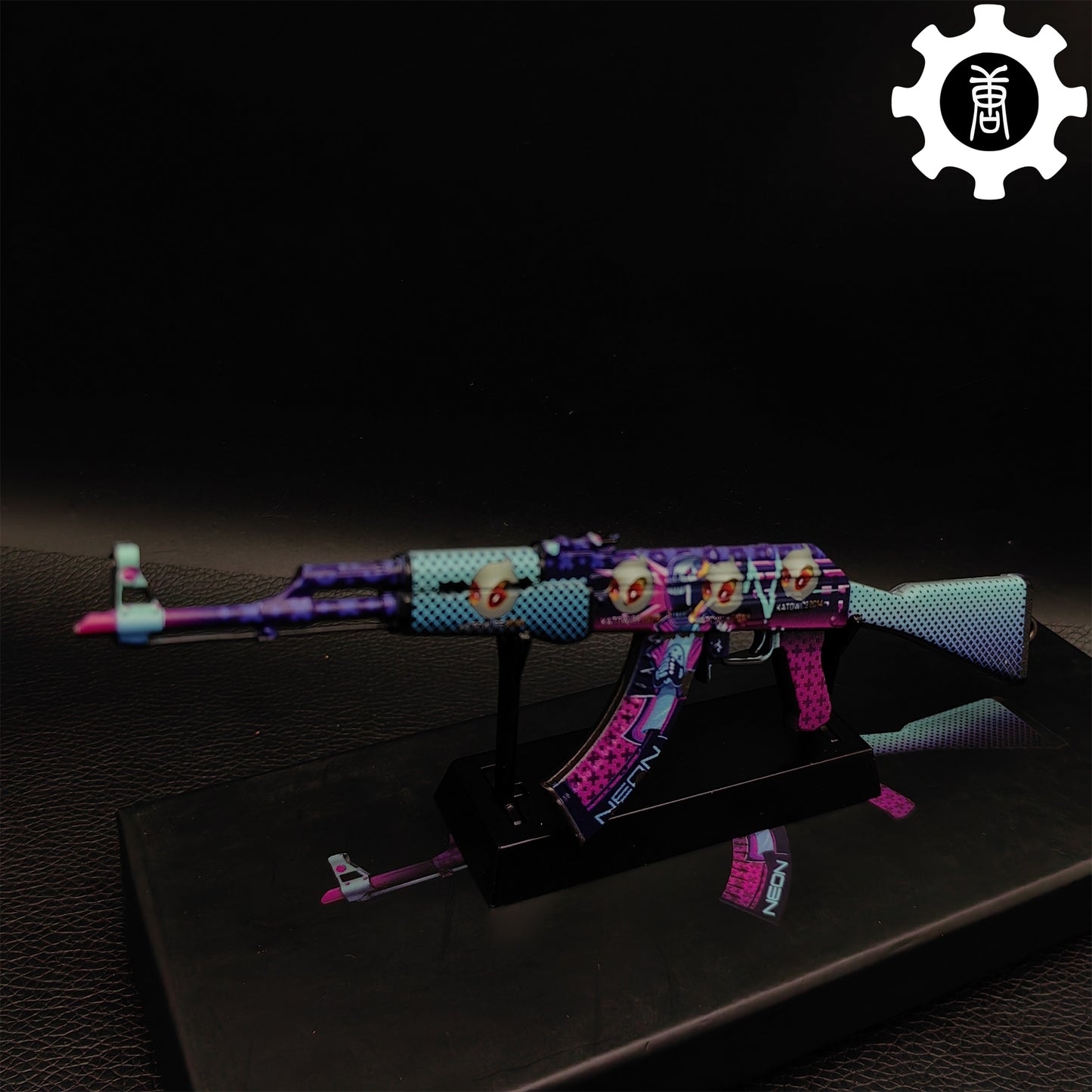 AK47 Neon Rider Metal Miniature Gun