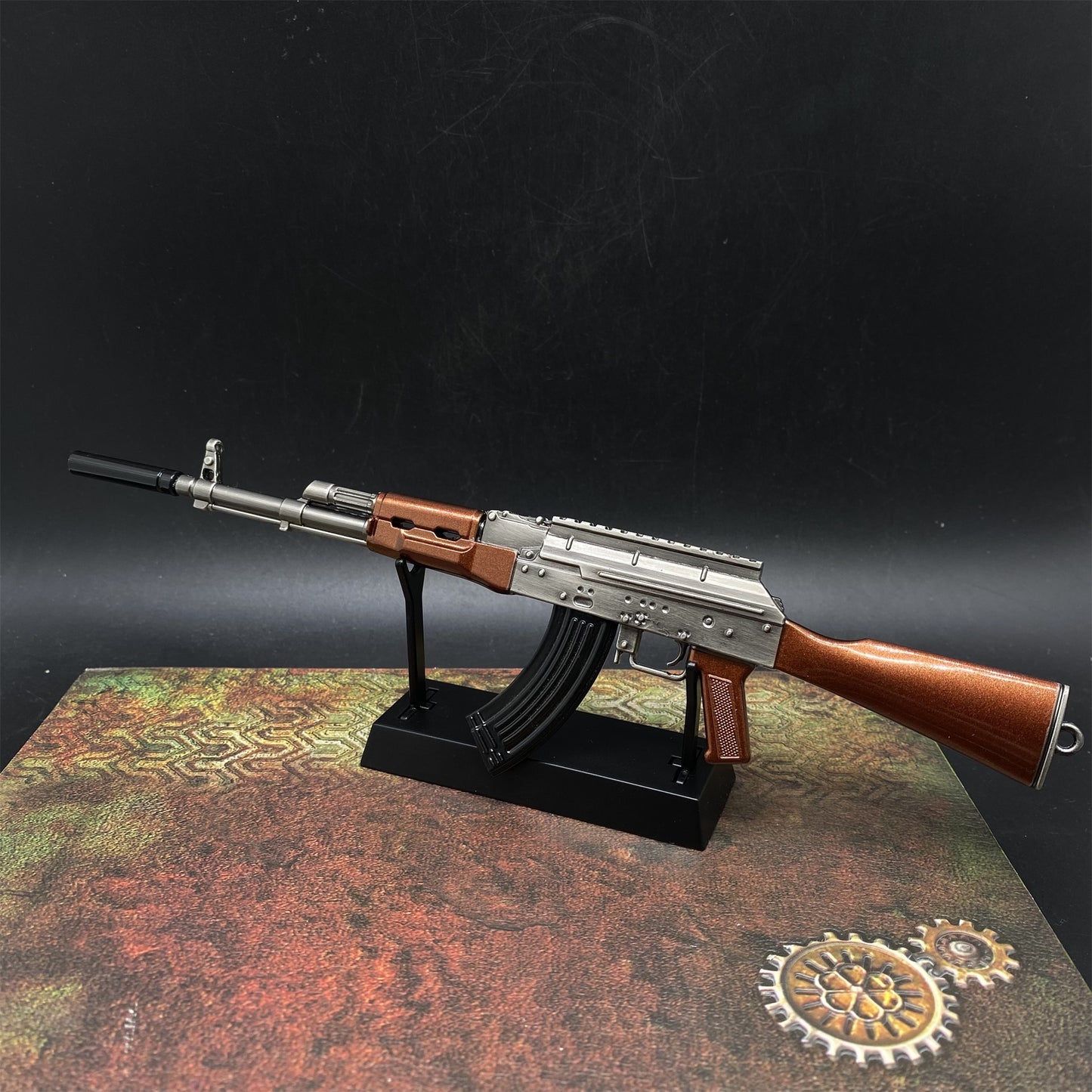 AK47 Miniature Metal AKM Gun17CM/6.7"