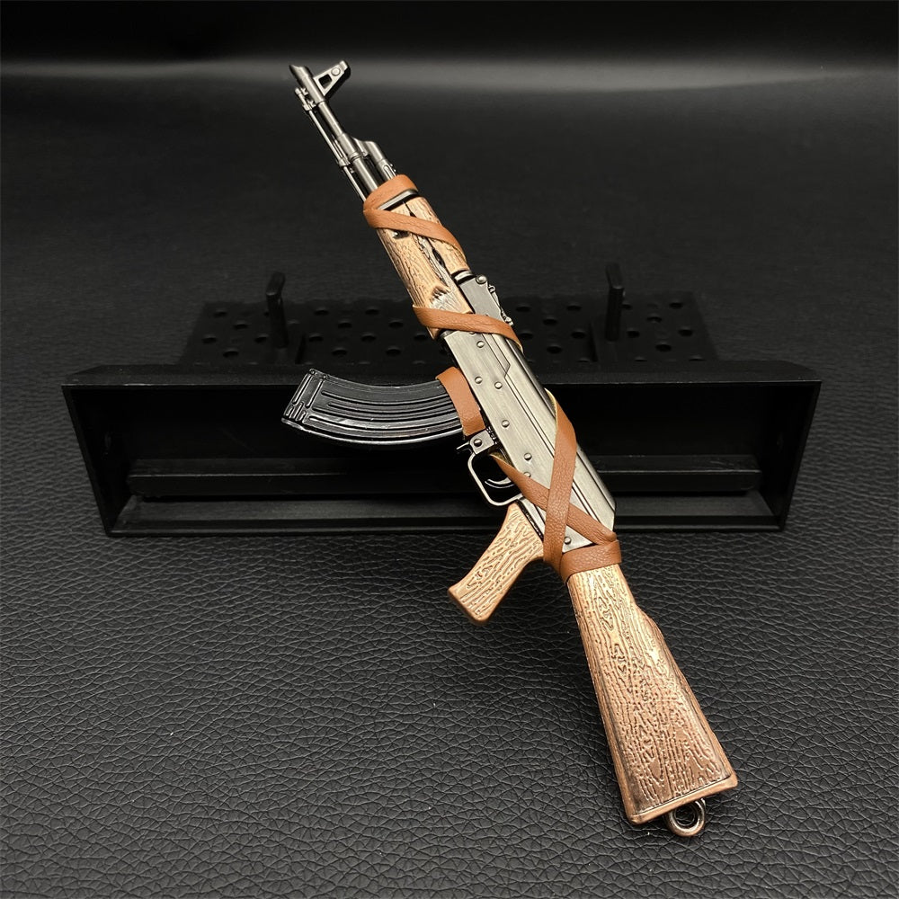 AK-47 Metal Miniature Avtomat Rifle 17.5CM/6.8"