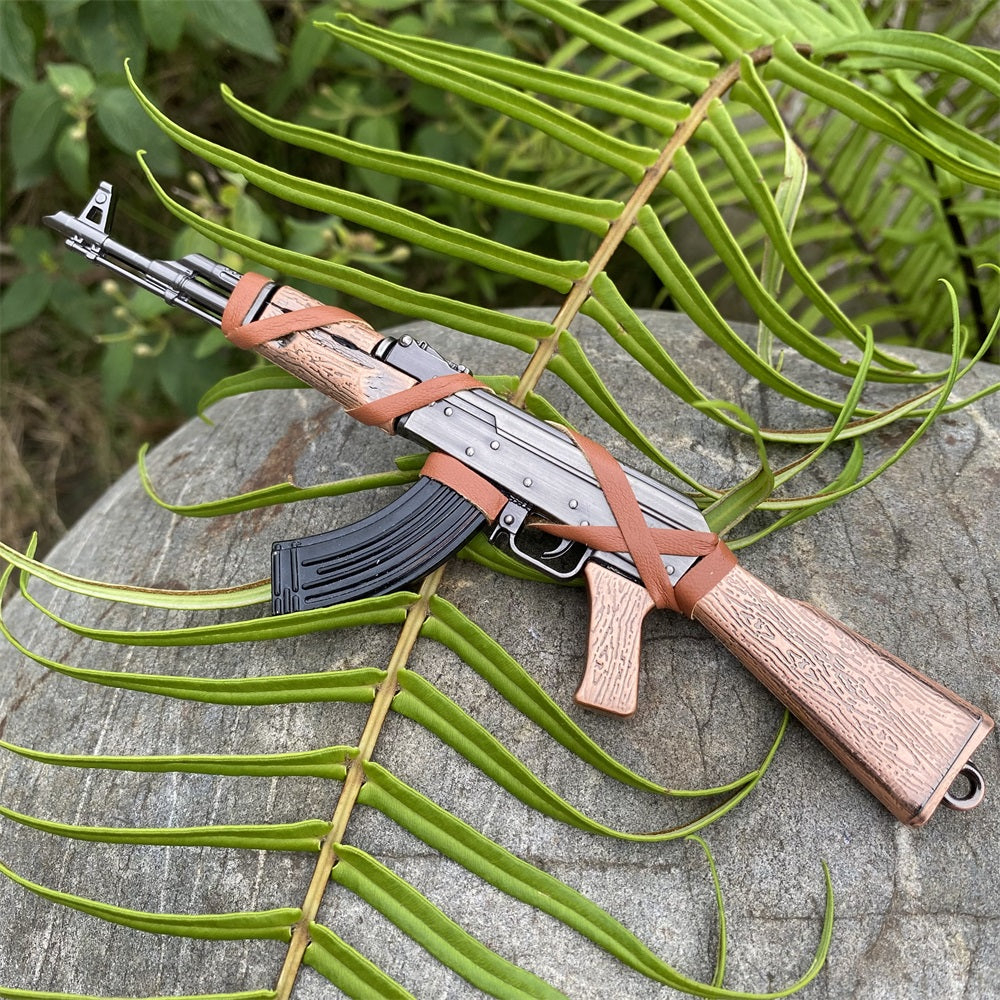 AK-47 Metal Miniature Avtomat Rifle 17.5CM/6.8"