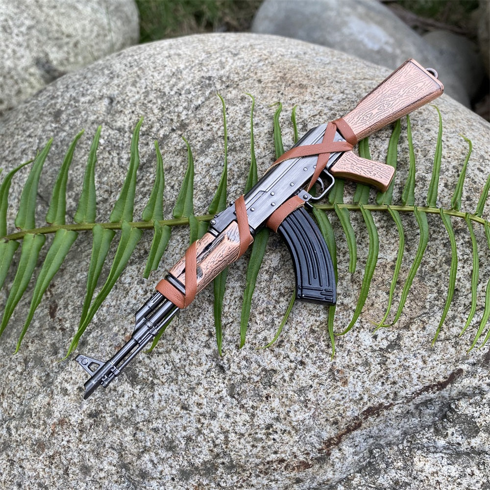 AK-47 Metal Miniature Avtomat Rifle 17.5CM/6.8"