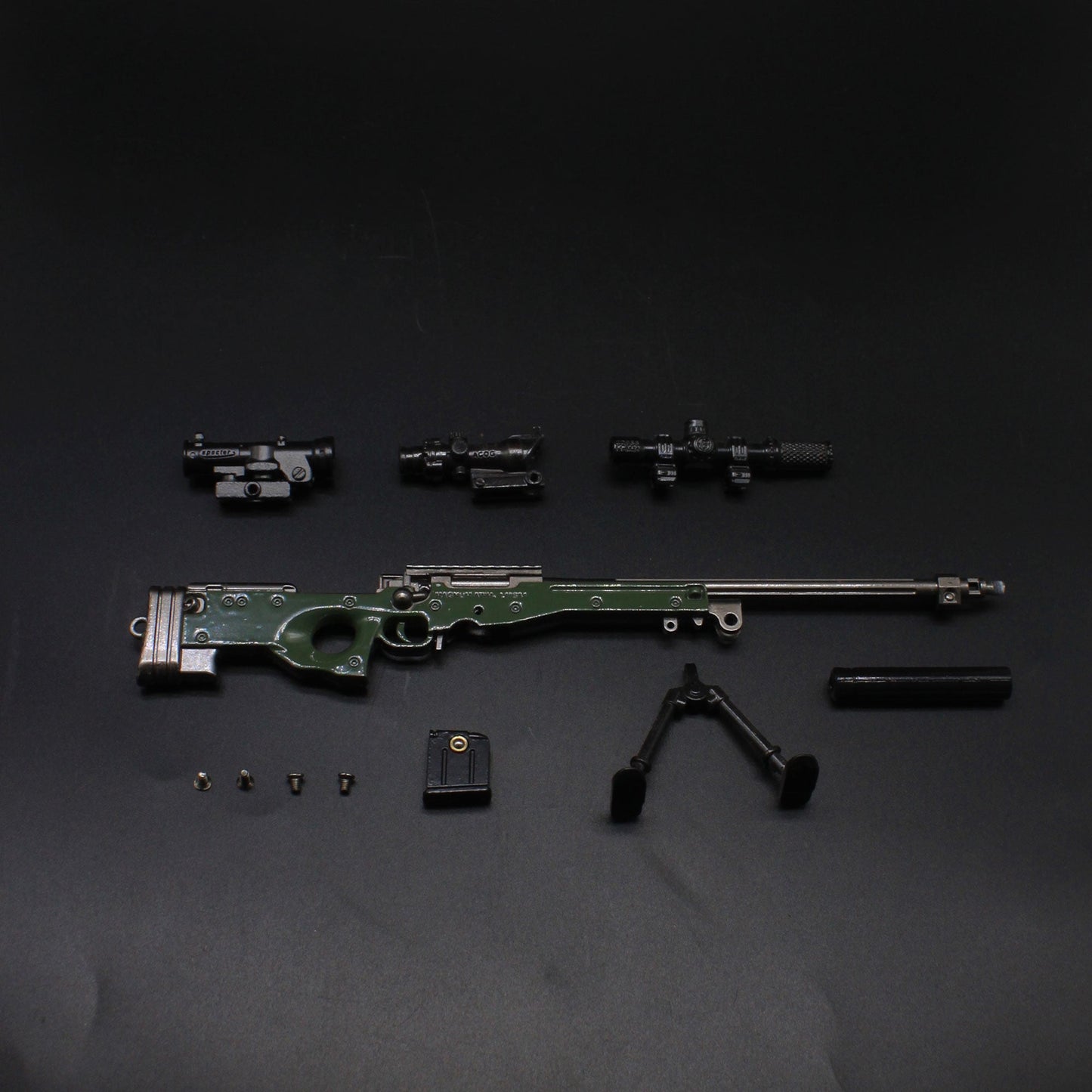 AWM Metal Miniature AWP Sniper Rifle Replica Gun 24.5CM/9.6"