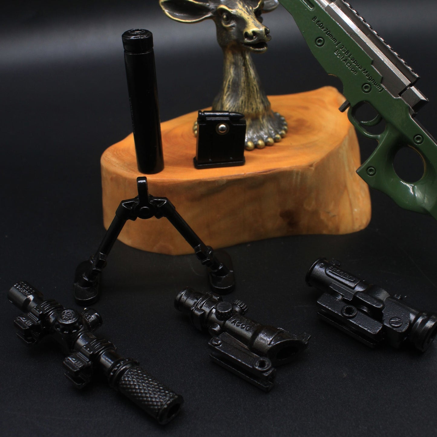 AWM Metal Miniature AWP Sniper Rifle Replica Gun 24.5CM/9.6"