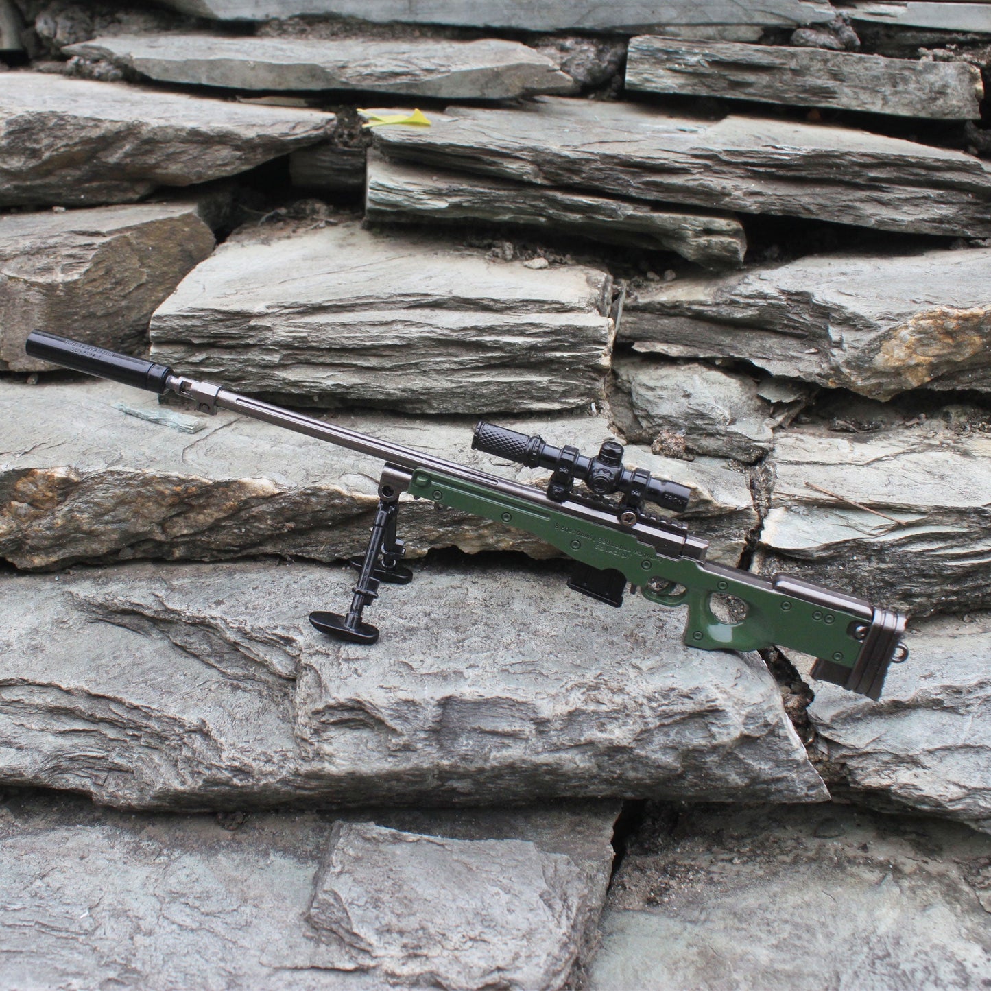 AWM Metal Miniature AWP Sniper Rifle Replica Gun 24.5CM/9.6"