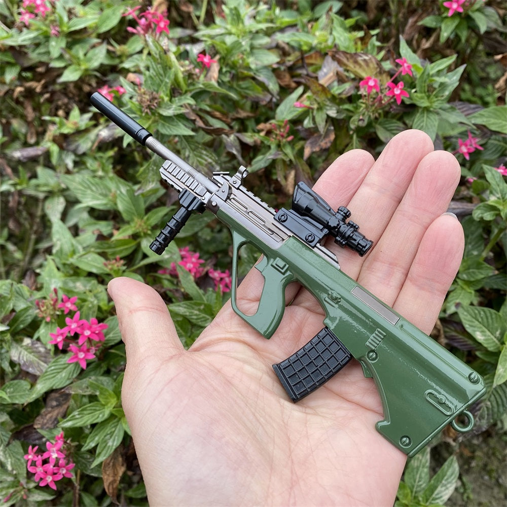 Pendant Metal Miniature AUG Gun 10CM/3.9"
