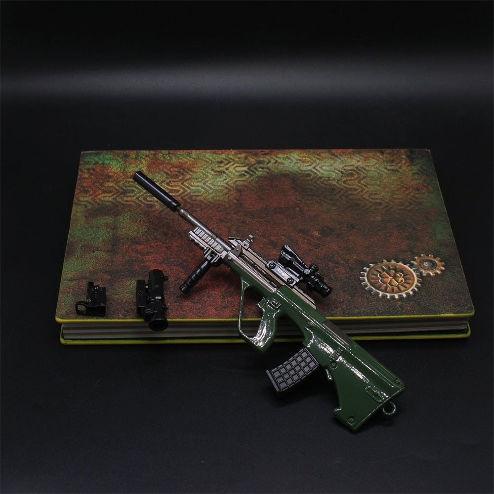 Pendant Metal Miniature AUG Gun 10CM/3.9"