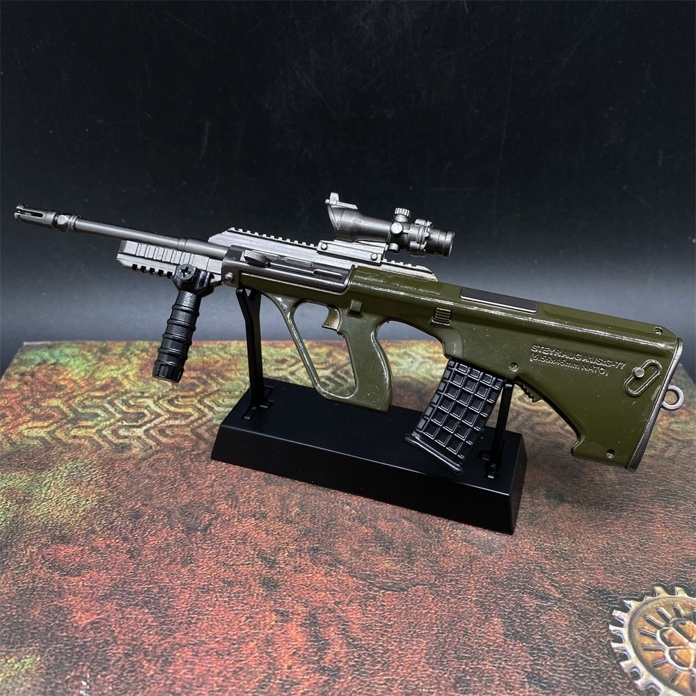 Pendant Metal Miniature AUG Gun 10CM/3.9"