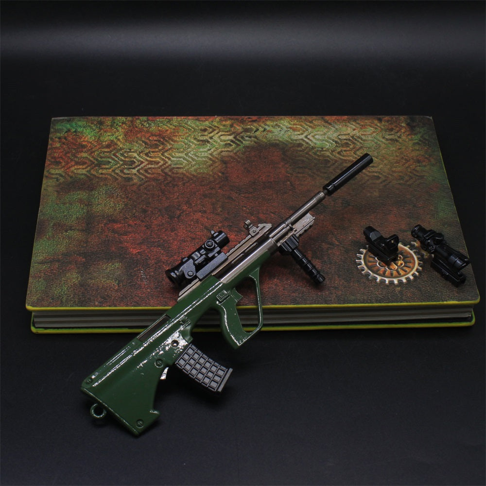 Pendant Metal Miniature AUG Gun 10CM/3.9"