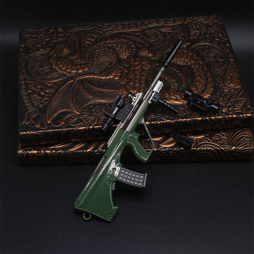Pendant Metal Miniature AUG Gun 10CM/3.9"