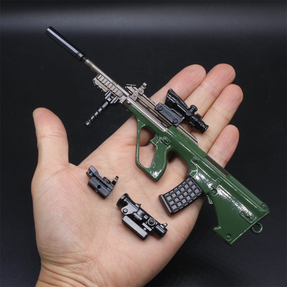 Pendant Metal Miniature AUG Gun 10CM/3.9"
